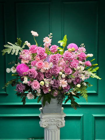 Lẵng 19 mộng mơ - Tông hồng tím