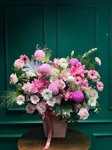 Lẵng 20 ngọt ngào - Tông hồng