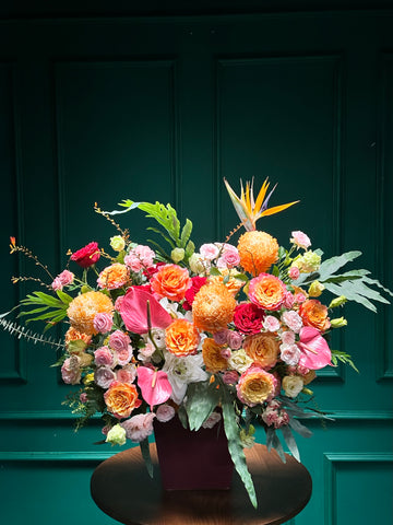 Lẵng 56 rạng rỡ - Tông cam