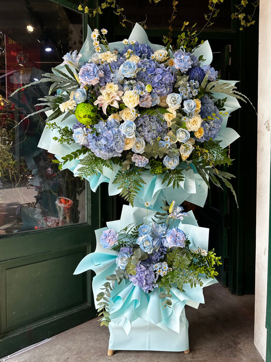 Kệ 22 an nhiên - Tông xanh dương