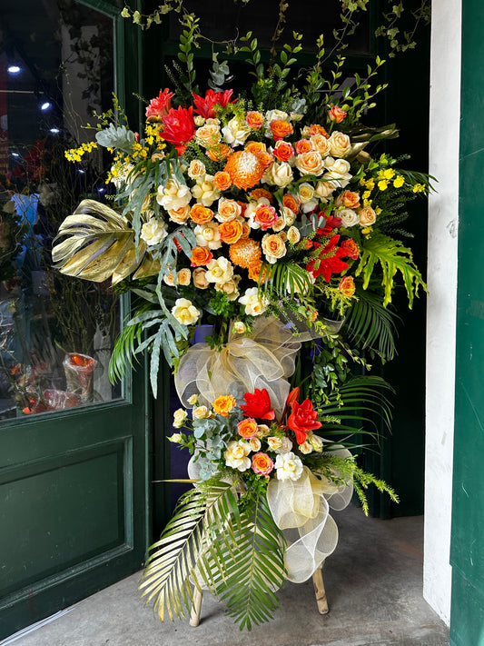 Kệ 01 ấm áp - Tông cam