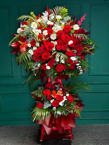 Kệ 09 rực rỡ - Tông đỏ