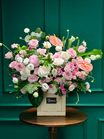 Lẵng 25 ngọt ngào - Tông hồng