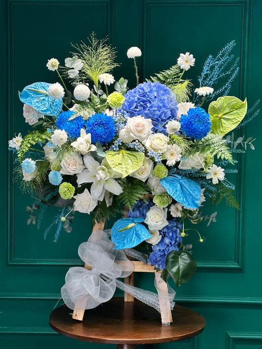 Kệ 25 an nhiên - Tông xanh dương