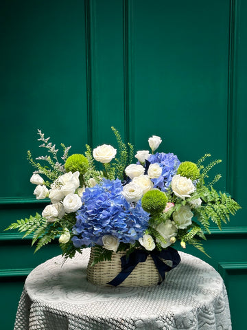 Lẵng 26 bình yên - Tông xanh dương