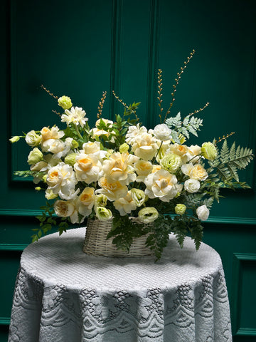 Lẵng 61 nhẹ nhàng - Tông màu be