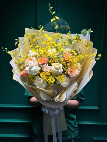 Bó 02 vui vẻ - Tông cam